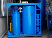 上海良時為某船廠鋼結構噴砂房提供一臺真空吸砂機